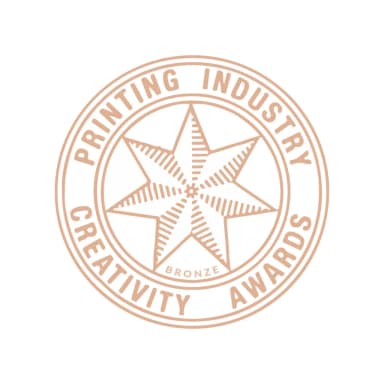 Printing Industry Creativity Awards bronze award
