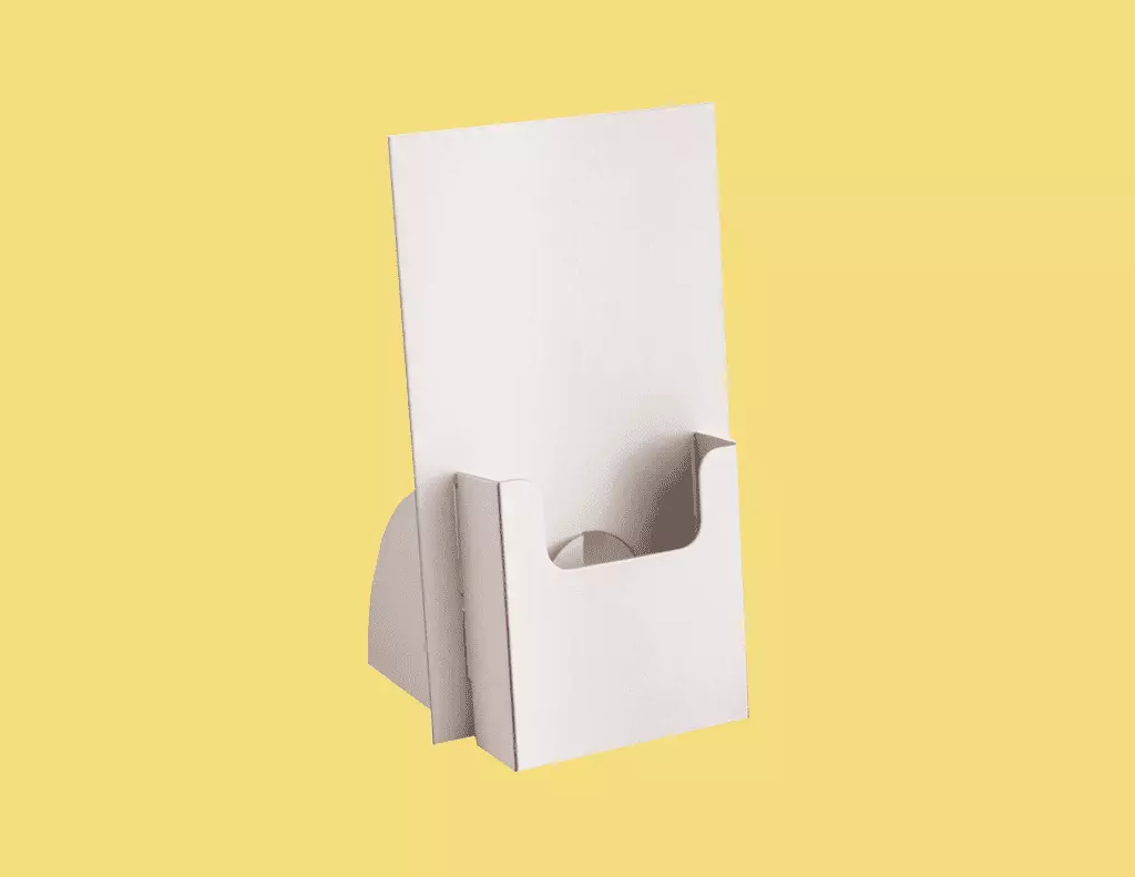 Brochure holder shopping tile