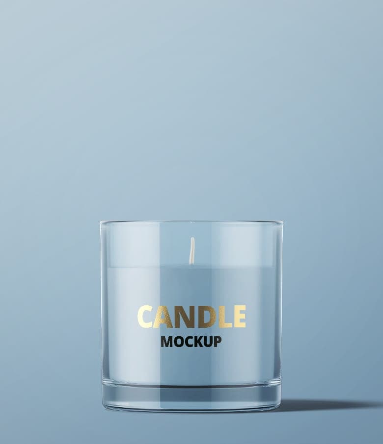 candle-mock-blue