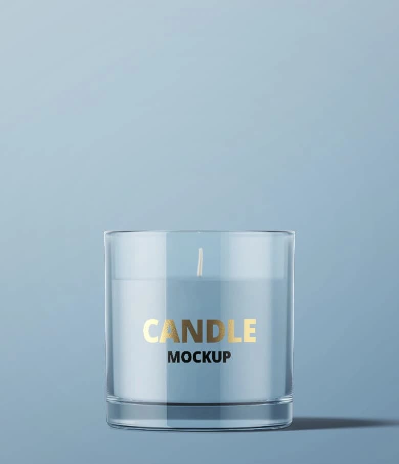 candle-mock-blue