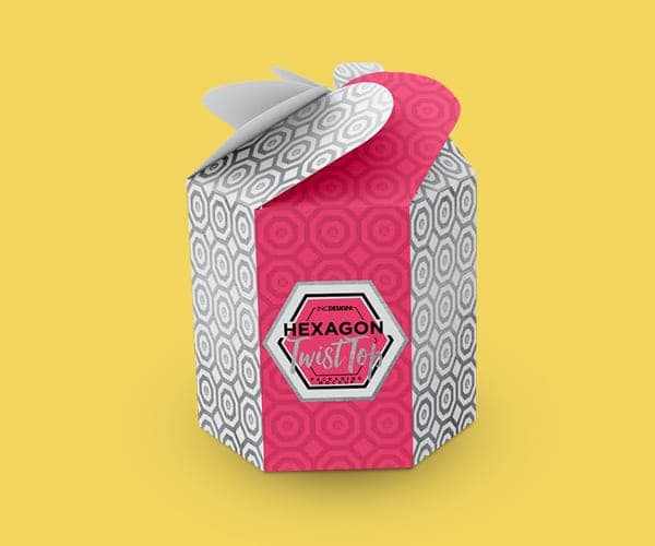 Luxury custom gift box with printed finish