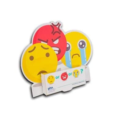 Countertop brochure holder for marketing materials