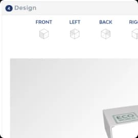 Screenshot of Pakko’s interactive packaging design platform