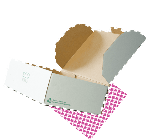 Detailed packaging dimensions in the design interface