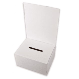 Entry Form Box with Loose A4 Header  White (Bundle of 10)