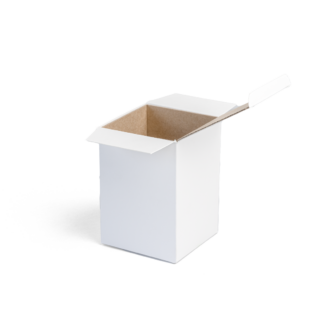 Large Candle Box TALL + Liner (White) (Bundle of 25)